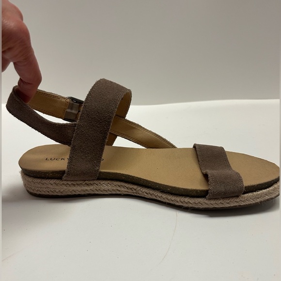 Lucky‎ Brand Leather Sandals Women LP- Gadine  Size 10 Tan Color - Picture 4 of 12